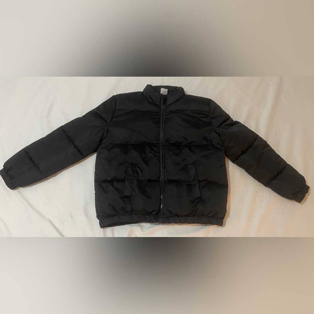🖤 Youth Wonder Nation Charcoal Puffer Jacket - Size Large / 10-12 🖤